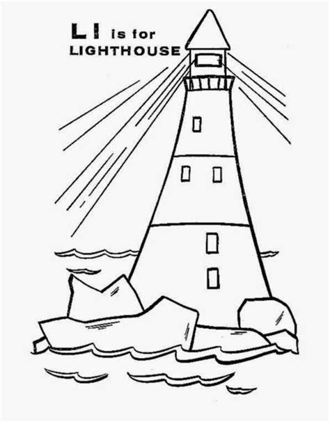 coloring sheet lighthouse coloring sheets