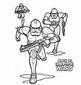 Troopers sketch template