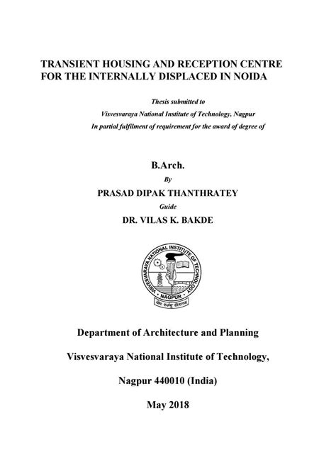 architectural thesis report   ar prasad thanthratey issuu