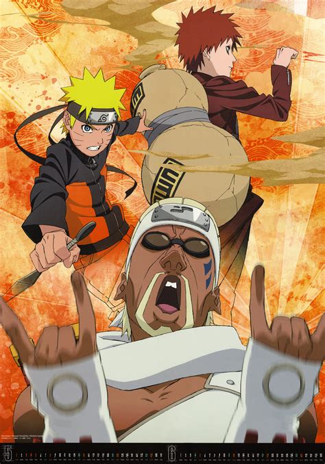 Poster Killer Bee Naruto And Gaara Hd By Wallpb On Deviantart
