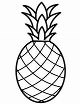 Abacaxi Nanas Pineapple Mewarnai Ananas Buah Fruta Kolase Kolorowanka Kolorowanki Druku Hitam Kartun Owoce Wydruku Fruits Buahan Kleurplaat Mewarna Arbuz sketch template