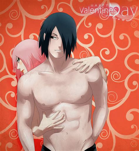 sasuke x sakura happy v day by lesya7 on deviantart