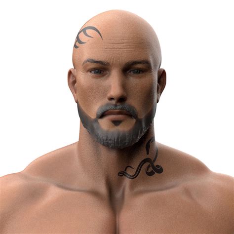 model rigged male character cgtrader