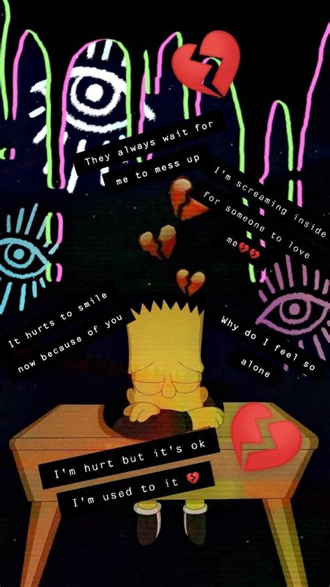 Sad Bart Simpson Wallpaper By Xoxo Brianna Xoxo E4