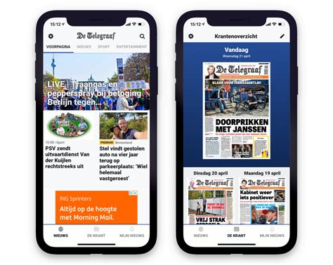 de telegraaf pinch app developers