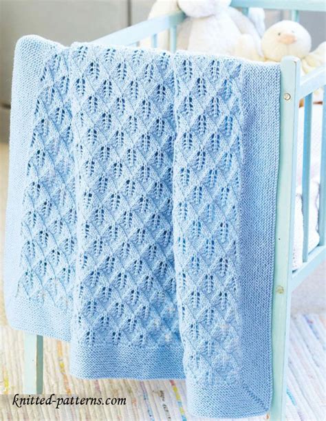 blanket knitting pattern  knit baby blanket pattern
