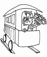 Train Coloring Pages Freight Kids Popular Lego sketch template