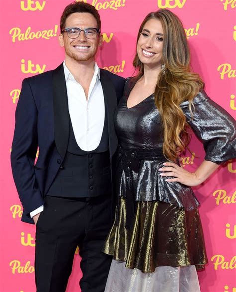 stacey solomon and beau joe swash awkwardly clash after he