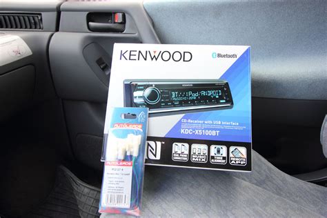 toyota previa   remove  car stereo  install  bluetooth stereo kenwood kdc xbt