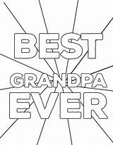 Coloring Grandpa Fathers Pages Happy Printables Father Ever Printable Birthday Card Grandparents Papertraildesign Crafts Kids Sheet Print Grandma Dad Drawing sketch template