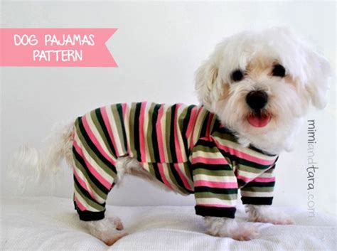 dog pajamas pattern size xs sewing pattern dog clothes