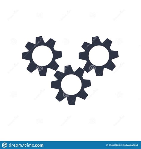automation icon vector sign  symbol isolated  white background automation logo concept