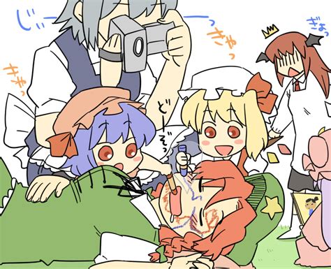 remilia scarlet izayoi sakuya flandre scarlet patchouli