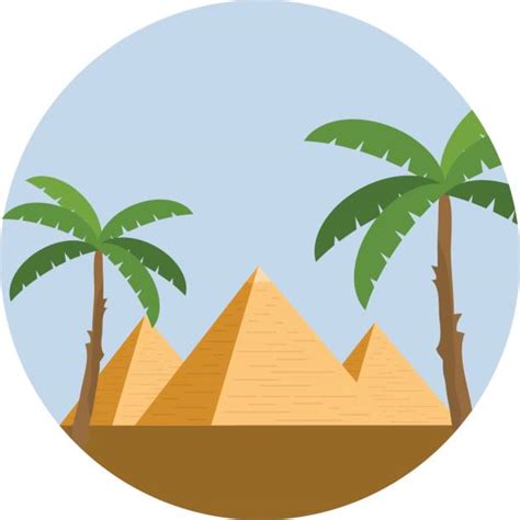 Egypt Pyramids Illustrations Royalty Free Vector Graphics