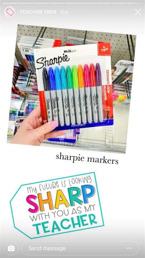 teacher tag sharpie markers sharpie markers