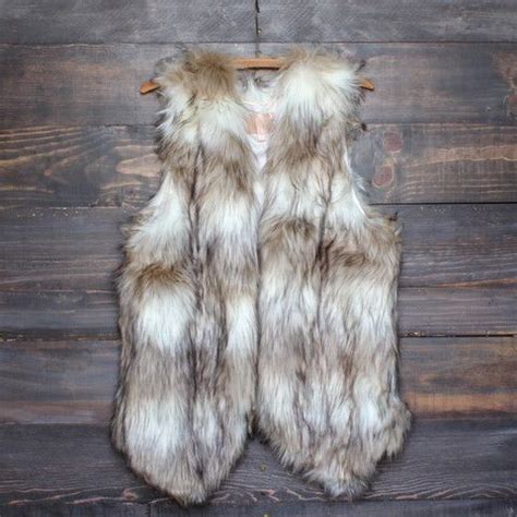 paper hearts trendy indie bohemian clothing vintage inspired faux fur vests fur vest