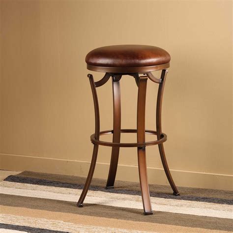 hillsdale bar stools   kelford backless bar stool  swivel seat