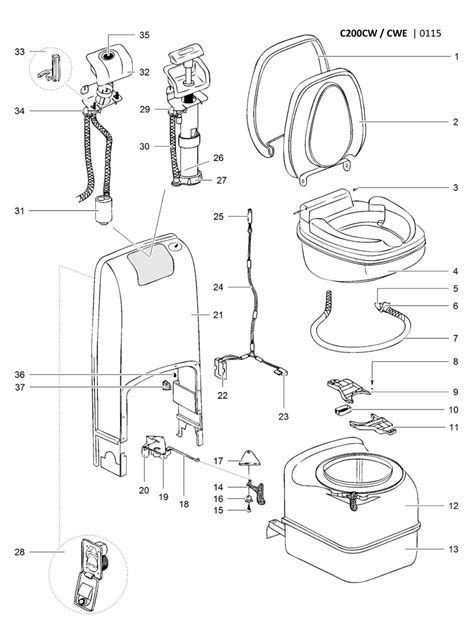 thetford cassette toilet wiring diagram wiring diagram images   finder