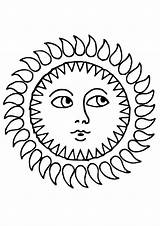 Soles Sonne Ausmalbilder Verano Bebeazul sketch template