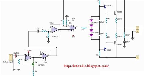 audio kit watt car amplifier schematic