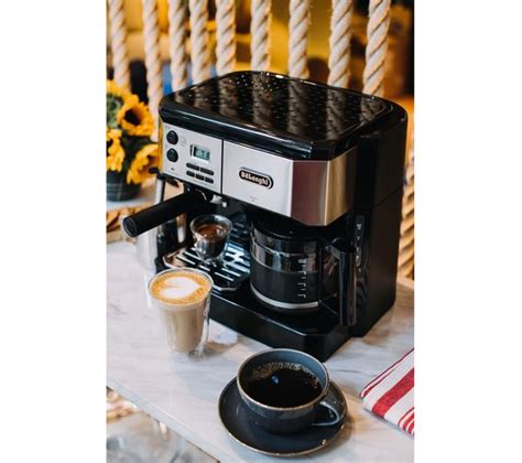 delonghi combi bcos filter coffee machine silver black fast delivery currysie