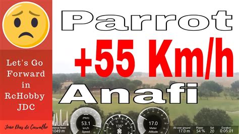 parrot anafi speed test  kmh resort golf montados portugal beginner drone youtube