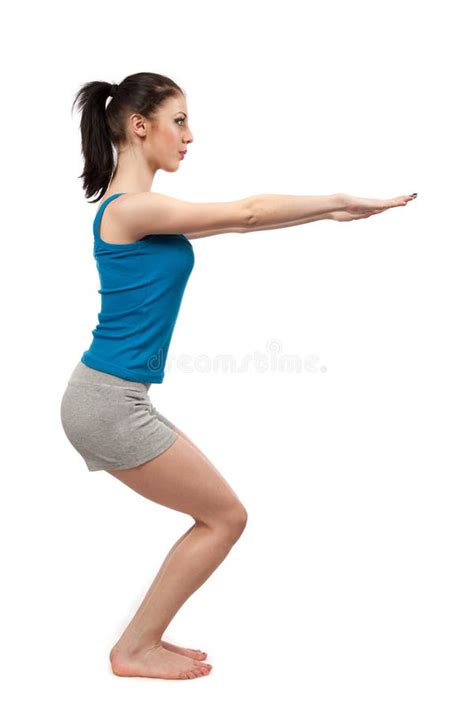 woman  workout stock image image  loss people