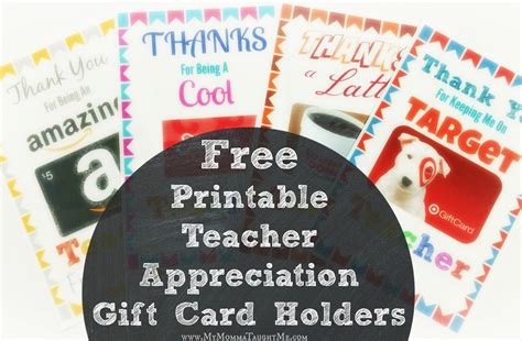 teacher appreciation week printable cards  printable