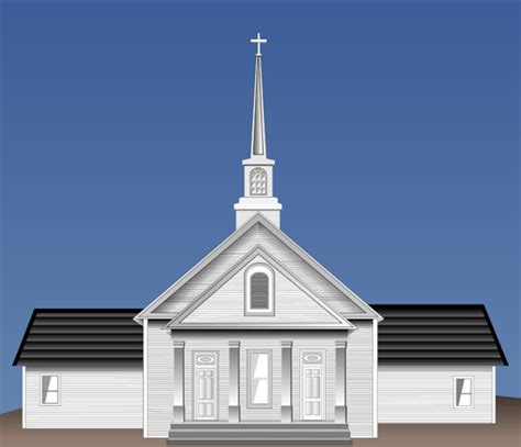 church vector clip art image public domain vectors