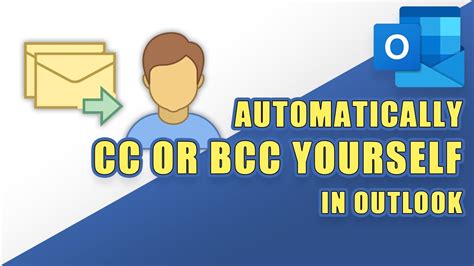 automatically cc  bcc   outlook easy setup youtube