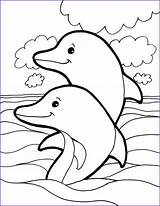 Dolphin Coloring Golfinhos Haiwan Dolphins Golfinho Malvorlagen Kertas Kidipage Mewarna Lumba Abetterhowellnj Delfine sketch template