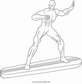 Surfer Cartoni sketch template