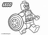 Lego Coloring Pages America Captain Superhero Marvel Outline Kids Printable Superheroes Super Print Heroes Color Clipart Drawing Clipartmag Popular sketch template