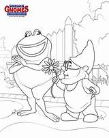 Gnomes Sherlock Coloring Pages Books Connected Stay Nanette sketch template