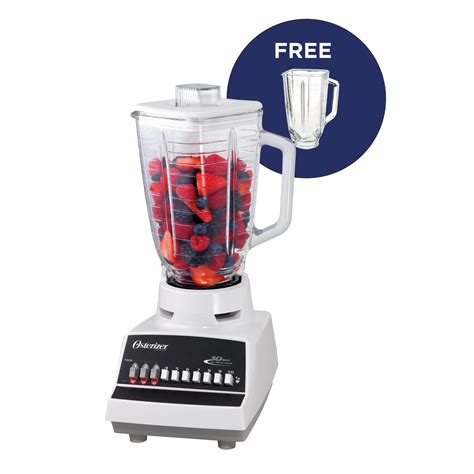 oster  speed blender   heat resistant glass jar  metal drive system  watts