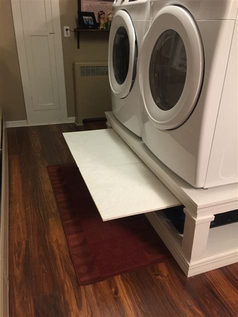 ana white washer dryer pedestal diy projects