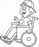 Wheelchair Silla Ruedas Colorear Niño Sillas Como Dia 123rf Disability sketch template