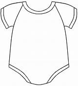 Onesie Baby Template Printable Shower Templates Clipart Google Card Bebe Babies Invitations Board Clip Printables Choose Cards Search Gift sketch template