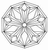 Mandala Getdrawings Polygon Coloring Pages sketch template