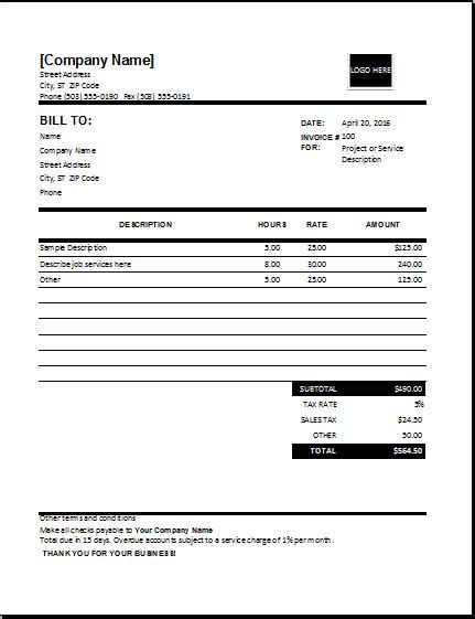 bill template images bill template invoice template templates