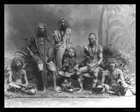 fakir sadhu group of india 1898 old indian photos