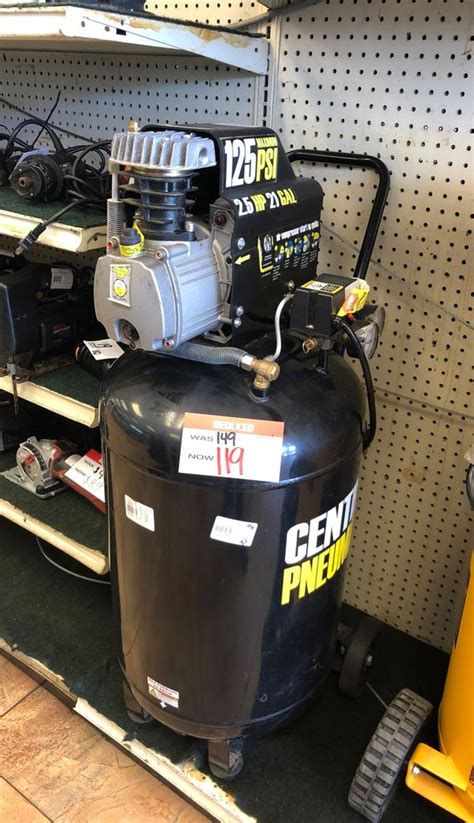 gallon central pneumatic air compressor   blog