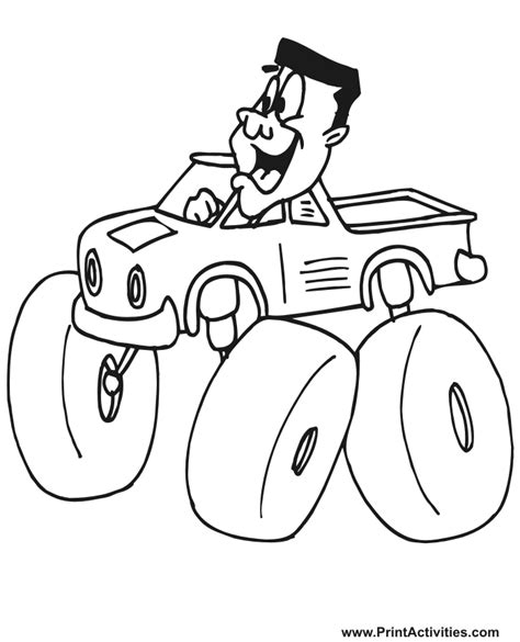 monster truck coloring pages  coloring home