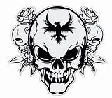 Skull Logo Harley Vector Coloring Logos Davidson Tattoo Pages Bear Evil sketch template