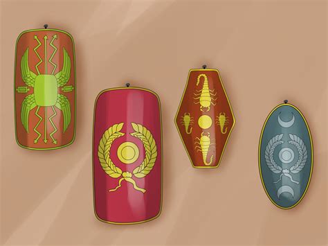roman style shield  steps  pictures