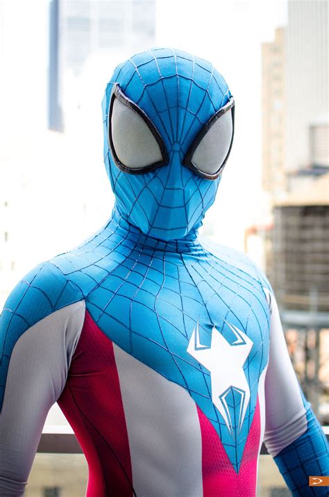 captain spider man cosplay — geektyrant