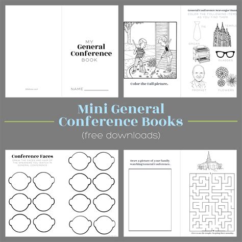 lds conference printables printable templates