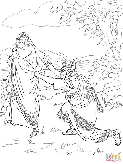 saul rejected  king coloring page  printable coloring pages