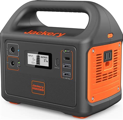 jackery station dalimentation portable explorer   wh avec batterie au lithium panneau