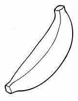 Coloring Pages Bananas Banana Fruit Color Fruits Choose Board sketch template